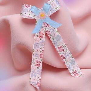 Handmade Large Floral Hair Bow 🎀